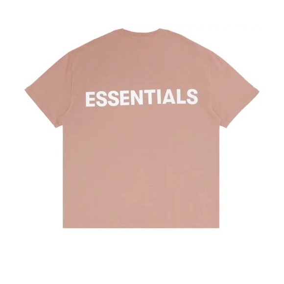 Fear of God Other - Fear of God FOG Men’s Essentials 3M Logo Blush Pink Boxy XL Shirt Authentic FW19